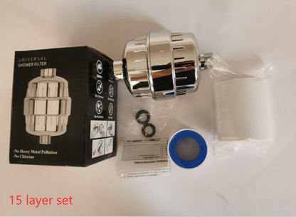 Douce Pluie™ 15-Stage Luxury Shower Filter — Softer Skin & Healthier Hair