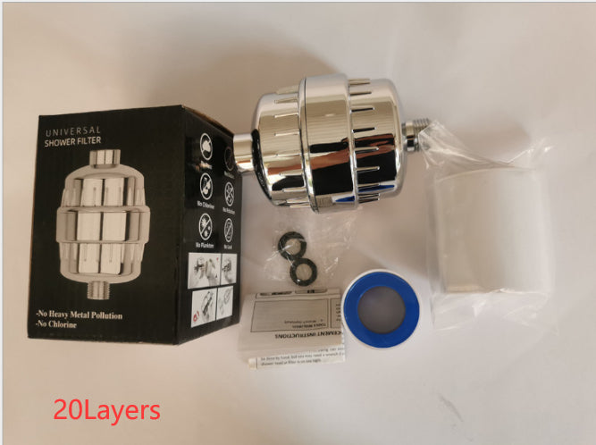 Douce Pluie™ 15-Stage Luxury Shower Filter — Softer Skin & Healthier Hair