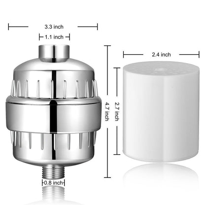 Douce Pluie™ 15-Stage Luxury Shower Filter — Softer Skin & Healthier Hair